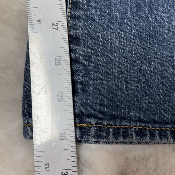 Gap Hip Huggers stretch women jeans size 8 Regular Medium wash hook zip closure - Picture 5 of 10